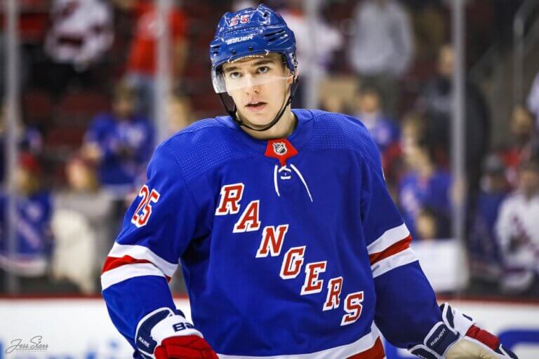 Libor Hájek v drese New York Rangers